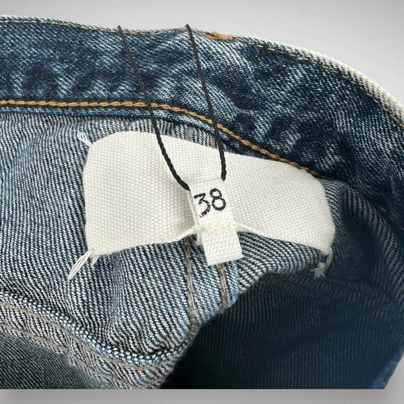 Maison Margiela‎ Straight Fit Punch Hole Detail Denim Jeans Size 2 US IT 38 Chic - Picture 5 of 16